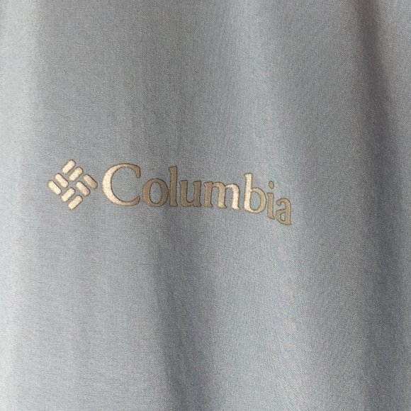 Columbia men's M omni-wick omni-shade long sleeved jacket in blue/orange. - Picture 4 of 11